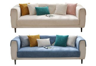 Sherpa Fleece Sofa Cover - Available in Five Colours & Five Sizes