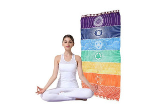 Rainbow Chakra Towel - Option for Two-Pack