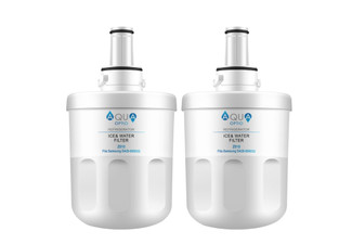 Two-Pack Replacement Refrigerator Water Filter Compatible with DA29-00003B, RF268ABRS Water Filter, DA2900003G Replacement - Option for Three or Four-Pack