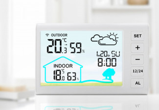 Digital Wireless Thermometer Hygrometer with LCD