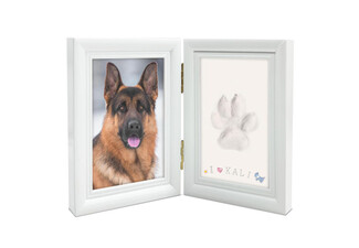 Wooden Pet Paw Print Frame