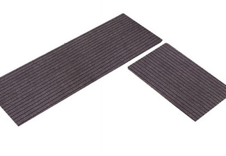 Two-Pack Non-Slip Kitchen Floor Mat - Available in Three Colours