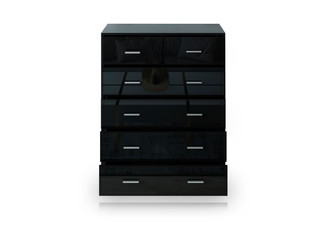 Six-Drawer Tallboy Dresser Table - Two Colours Available