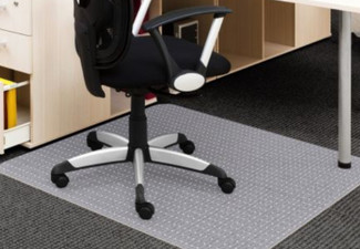 Carpet Floor PVC Computer Office Chairmat Rectangle Protector - Two Sizes Available