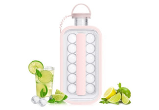 17-Piece Portable Ice Maker Bottle