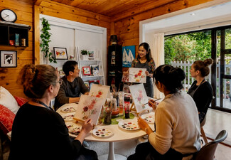 Two-Hour Creative Art Experience incl. Tea & Coffee at Drips & Flows - Option for Four, Six or Eight People