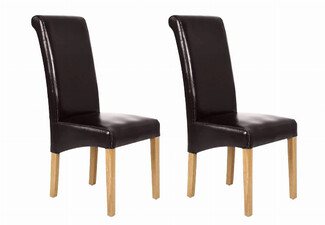 Giesle Two-Piece PU Dining Chair