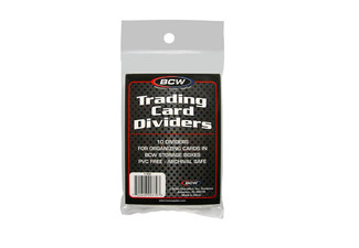 10-Pack Trading Card Dividers Vertical