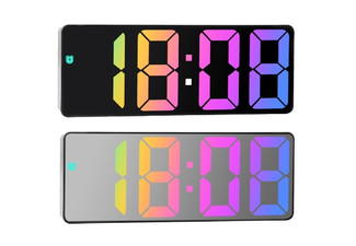 Digital LED Alarm Clock - Two Colours Available