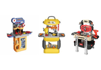 Kids Workbench Toy Set - Three Styles Available