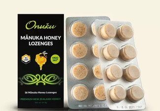 Onuku Manuka Honey UMF 10+ Lozenges - 16 Pack