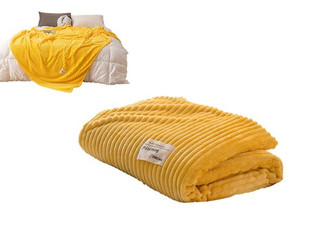 Luxury Flannel Fleece Throw Blanket - Available in Three Colours, Four Sizes & Option for Two-Pack
