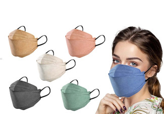 10-Pack Adult Face Mask - Six Colours Available & Option for Two-Pack