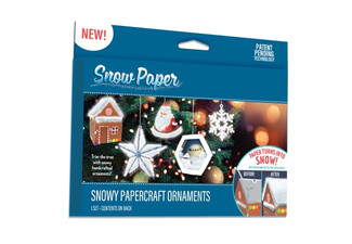 Snowy Papercraft Ornament