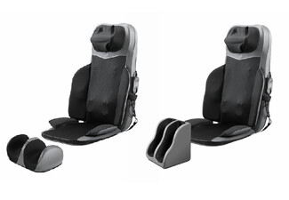 Homasa Full Body Massage Cushion with Foot Massager - Available in Four Options