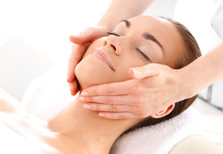 One-Hour Pamper Package for One Person incl. Glam to Glow Organic Facial, Neck & Shoulder Massage, Brow Shape & Upper Lip Wax