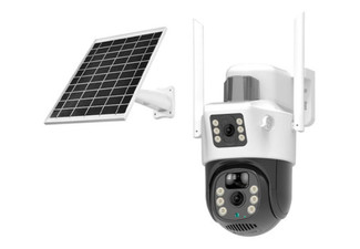3MP HD Solar Powered WiFi Security Camera with Night Motion and PIR Detection