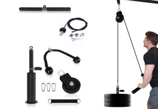 Home Workout Cable Pulley System Set