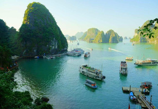 Per-Person, Twin-Share 10-Day Best of Vietnam Tour incl. All Transfers, Domestic Flights, Sunset Party, Boat Trip in Mekong, English Tour Guide, Meals, Cooking Demonstration, Vietnamese Puppet Show & More - Option for 3 or 4-Star Hotel
