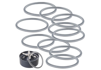 10-Piece Replacement Rubber Ring Seal Compatible with Nutribullet Gasket 600W/900W/1000W/1200W