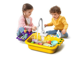 Kid's Kitchen Sink Toy Play Set