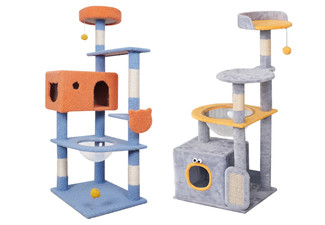 All-in-One Cat Tree - Two Colours Available