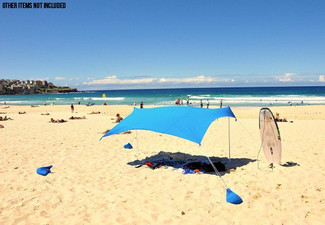 Blue Sun Shade Beach Tent