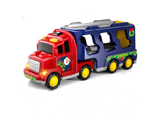 Christmas Truck Toy with Light & Sound