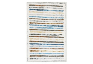 Marlow Soft Plush Vintage Stripe Floor Rug - Four Sizes Available