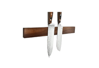 Kitchen Magnetic Wooden Knife Holder