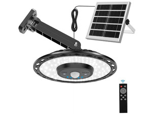 Motion Sensor Solar Shed Light with Remote