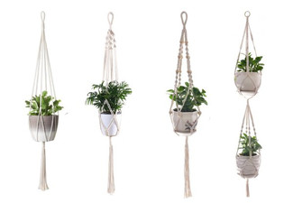 Four-Pack of Plant Hanging Ropes - Three Options Available