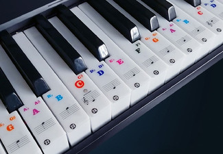 Piano Keyboard Sticker Pack - Option for Two-Pack