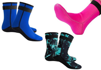 Anti-Slip Diving Socks - Available in Four Colours, Two Options & Four Sizes