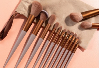 13-Pack Soft Makeup Brushes - Two Colours Available