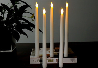 Six-Pack of LED Flameless Candles - Option for 12-Pack