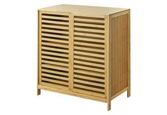 Levede Four-Tier Bamboo Shoe Cabinet