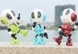 Poseable Voice Repeating Robot - Three Colours Available