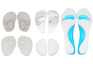 Self-Adhesive Arch Support Insoles Range - Five Styles Available