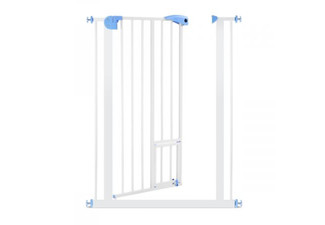 Safety Gate Fence with Adjustable Door