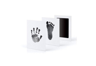 Inkless Baby Footprint/Handprint Keepsake Kit - Options for up to Four Kits