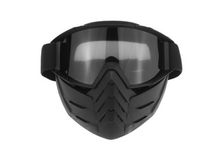 Motorcycle Helmet Vintage Detachable Mask & Ski Goggles