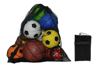 Drawstring Mesh Ball Storage Bag - Option for Two-Piece