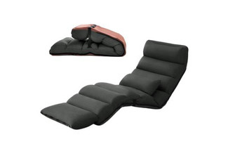 Adjustable Floor Recliner Cushion Bed with Pillow - Two Colours Available