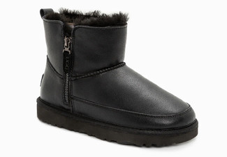 Ozwear Ugg Classic Ladies Zipper Boots  Water-Resistant - Six Sizes Available