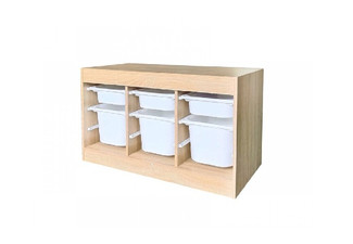 Ebba Kids Storage Shelf with Trays - Two Options Available