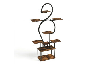 Six-Tier Curved Plant Stand