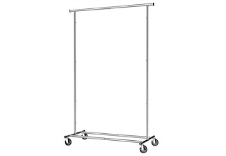 Heavy-Duty Industrial Clothes Rack