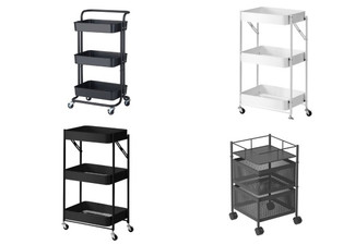 Rolling Kitchen Cart - Four Options Available