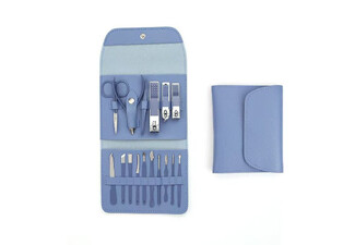 16-Piece Nail Grooming Kit with Case